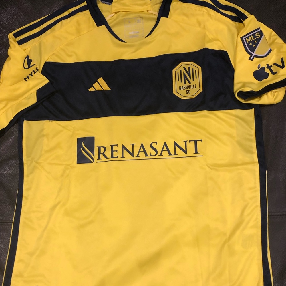 MLS NASHVILLE SC Men’s JERSEY Sz M,L,XL,2X Adidas